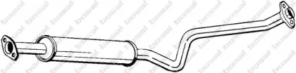 284-099 BOSAL Средний глушитель выхлопных газов 284-099 BOSAL Средний глушитель выхлопных газов