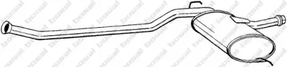 284-327 BOSAL Средний глушитель выхлопных газов 284-327 BOSAL Средний глушитель выхлопных газов