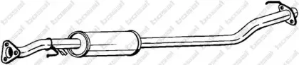 284-447 BOSAL Средний глушитель выхлопных газов 284-447 BOSAL Средний глушитель выхлопных газов