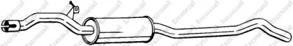 284-461 BOSAL Средний глушитель выхлопных газов 284-461 BOSAL Средний глушитель выхлопных газов