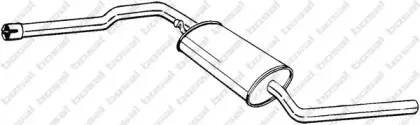 288-229 BOSAL Средний глушитель выхлопных газов 288-229 BOSAL Средний глушитель выхлопных газов