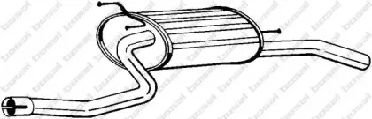 219-137 BOSAL Глушитель выхлопных газов конечный 219-137 BOSAL Глушитель выхлопных газов конечный