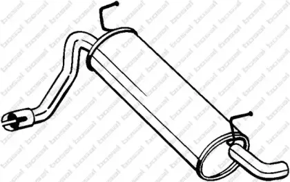 148-199 BOSAL Глушитель выхлопных газов конечный 148-199 BOSAL Глушитель выхлопных газов конечный