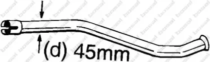 889-150 BOSAL Ремонтная трубка, катализатор 889-150 BOSAL Ремонтная трубка, катализатор