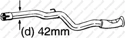 889-159 BOSAL Ремонтная трубка, катализатор 889-159 BOSAL Ремонтная трубка, катализатор