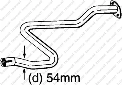 889-187 BOSAL Ремонтная трубка, катализатор 889-187 BOSAL Ремонтная трубка, катализатор