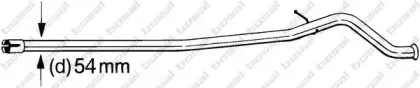 889-631 BOSAL Ремонтная трубка, катализатор 889-631 BOSAL Ремонтная трубка, катализатор