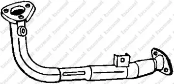 741-001 BOSAL Труба выхлопного газа 741-001 BOSAL Труба выхлопного газа