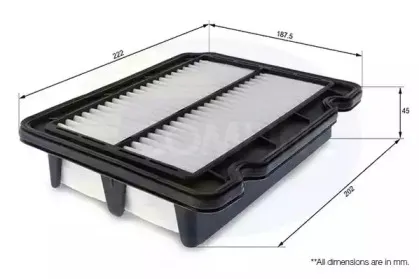 CDW12110 COMLINE Воздушный фильтр CDW12110 COMLINE Воздушный фильтр