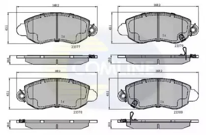 CBP31108 COMLINE Комплект тормозных колодок, дисковый тормоз CBP31108 COMLINE Комплект тормозных колодок, дисковый тормоз