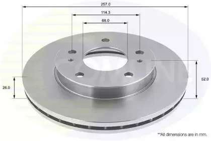 ADC0228V COMLINE Тормозной диск ADC0228V COMLINE Тормозной диск