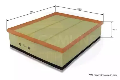 EAF260 COMLINE Воздушный фильтр EAF260 COMLINE Воздушный фильтр