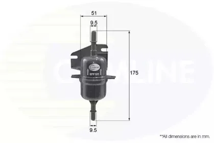EFF101 COMLINE Топливный фильтр EFF101 COMLINE Топливный фильтр
