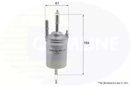 EFF172 COMLINE Топливный фильтр EFF172 COMLINE Топливный фильтр