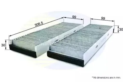 EKF164A COMLINE Фильтр, воздух во внутренном пространстве EKF164A COMLINE Фильтр, воздух во внутренном пространстве