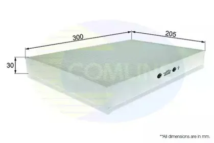 EKF237 COMLINE Фильтр, воздух во внутренном пространстве EKF237 COMLINE Фильтр, воздух во внутренном пространстве