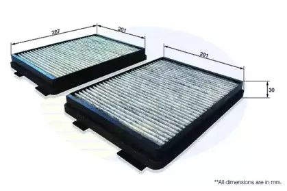 EKF110A COMLINE Фильтр, воздух во внутренном пространстве EKF110A COMLINE Фильтр, воздух во внутренном пространстве