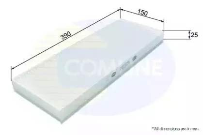 EKF125 COMLINE Фильтр, воздух во внутренном пространстве EKF125 COMLINE Фильтр, воздух во внутренном пространстве