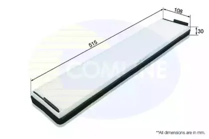 EKF129 COMLINE Фильтр, воздух во внутренном пространстве EKF129 COMLINE Фильтр, воздух во внутренном пространстве