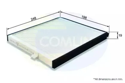 EKF202 COMLINE Фильтр, воздух во внутренном пространстве EKF202 COMLINE Фильтр, воздух во внутренном пространстве