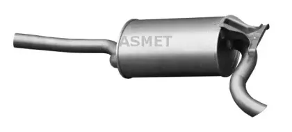 01.004 ASMET Глушитель выхлопных газов конечный 01.004 ASMET Глушитель выхлопных газов конечный
