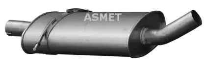 01.059 ASMET Средний глушитель выхлопных газов 01.059 ASMET Средний глушитель выхлопных газов