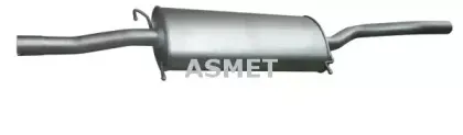 01.078 ASMET Средний глушитель выхлопных газов 01.078 ASMET Средний глушитель выхлопных газов