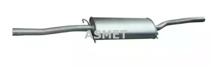 01.081 ASMET Средний глушитель выхлопных газов 01.081 ASMET Средний глушитель выхлопных газов