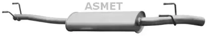 02.052 ASMET Глушитель выхлопных газов конечный 02.052 ASMET Глушитель выхлопных газов конечный