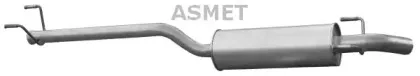 02.060 ASMET Глушитель выхлопных газов конечный 02.060 ASMET Глушитель выхлопных газов конечный