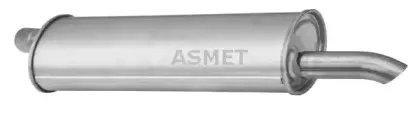 05.071 ASMET Глушитель выхлопных газов конечный 05.071 ASMET Глушитель выхлопных газов конечный