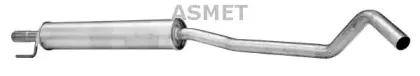 05.153 ASMET Средний глушитель выхлопных газов 05.153 ASMET Средний глушитель выхлопных газов