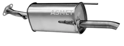 05.162 ASMET Глушитель выхлопных газов конечный 05.162 ASMET Глушитель выхлопных газов конечный