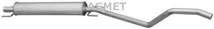 05.182 ASMET Средний глушитель выхлопных газов 05.182 ASMET Средний глушитель выхлопных газов