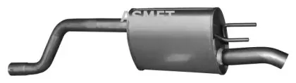 05.194 ASMET Глушитель выхлопных газов конечный 05.194 ASMET Глушитель выхлопных газов конечный