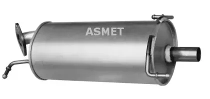 05.198 ASMET Глушитель выхлопных газов конечный 05.198 ASMET Глушитель выхлопных газов конечный