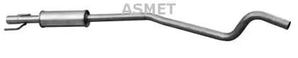 05.200 ASMET Средний глушитель выхлопных газов 05.200 ASMET Средний глушитель выхлопных газов