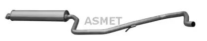05.205 ASMET Средний глушитель выхлопных газов 05.205 ASMET Средний глушитель выхлопных газов