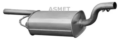 07.134 ASMET Средний глушитель выхлопных газов 07.134 ASMET Средний глушитель выхлопных газов