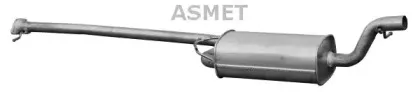 07.172 ASMET Средний глушитель выхлопных газов 07.172 ASMET Средний глушитель выхлопных газов