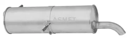 08.074 ASMET Глушитель выхлопных газов конечный 08.074 ASMET Глушитель выхлопных газов конечный