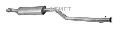 09.069 ASMET Средний глушитель выхлопных газов 09.069 ASMET Средний глушитель выхлопных газов