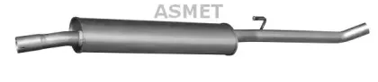 09.100 ASMET Средний глушитель выхлопных газов 09.100 ASMET Средний глушитель выхлопных газов