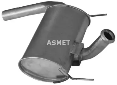 10.039 ASMET Средний глушитель выхлопных газов 10.039 ASMET Средний глушитель выхлопных газов