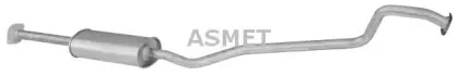 14.034 ASMET Средний глушитель выхлопных газов 14.034 ASMET Средний глушитель выхлопных газов