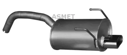 16.091 ASMET Глушитель выхлопных газов конечный 16.091 ASMET Глушитель выхлопных газов конечный