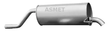 16.099 ASMET Глушитель выхлопных газов конечный 16.099 ASMET Глушитель выхлопных газов конечный