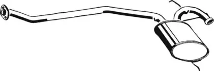 10.017 ASMET Средний глушитель выхлопных газов 10.017 ASMET Средний глушитель выхлопных газов