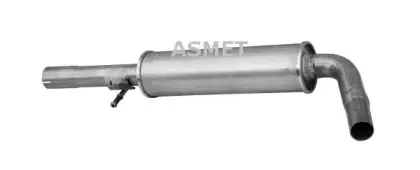 21.009 ASMET Средний глушитель выхлопных газов 21.009 ASMET Средний глушитель выхлопных газов