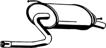 25.008 ASMET Глушитель выхлопных газов конечный 25.008 ASMET Глушитель выхлопных газов конечный